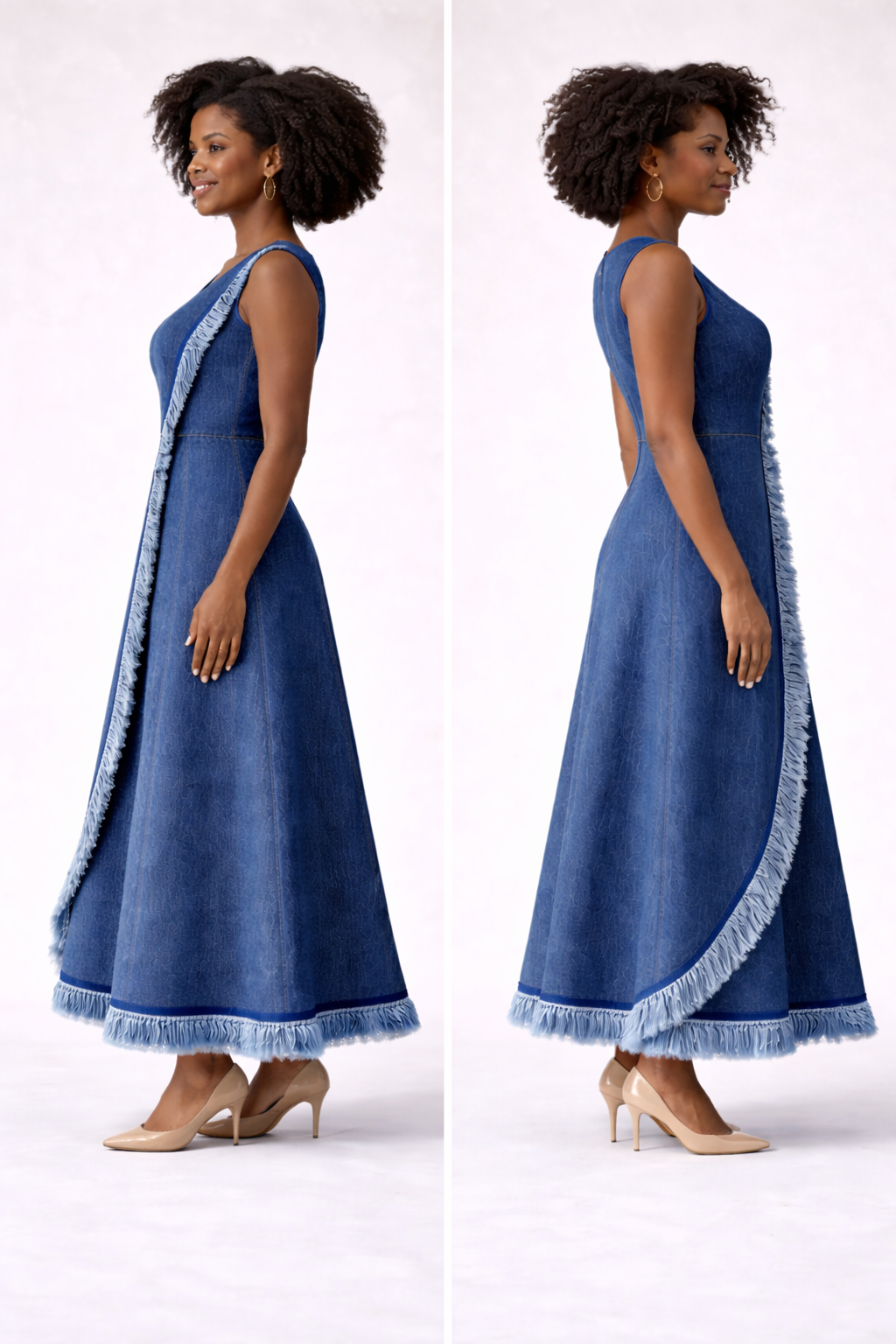 Elegant Modest Wrap Dress Concept - Image 4