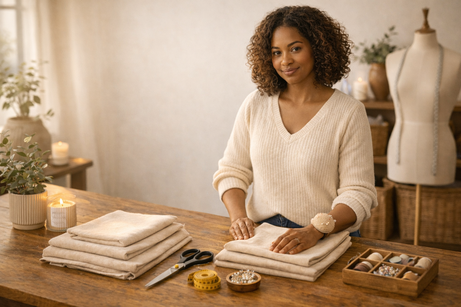 How to Choose the Right Fabric for Your First Dress (Beginner Guide)