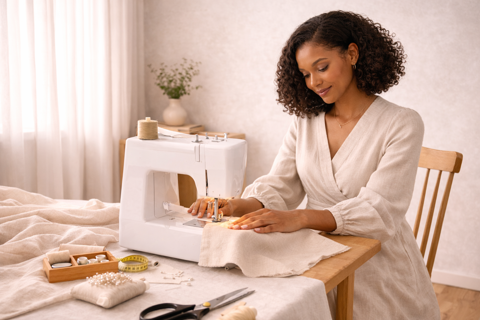 How to Set Up a Sewing Space at Home (Even in a Small Area)